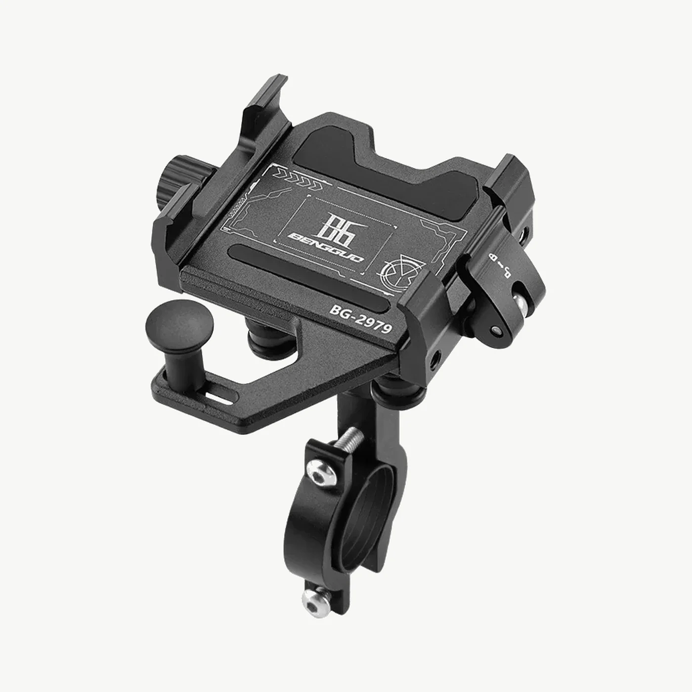 Quick-release Shock-absorbing Phone Mount, view 1
